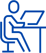 Business & People Blue Icon 70