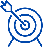 Marketing & Strategy Blue Icon 61