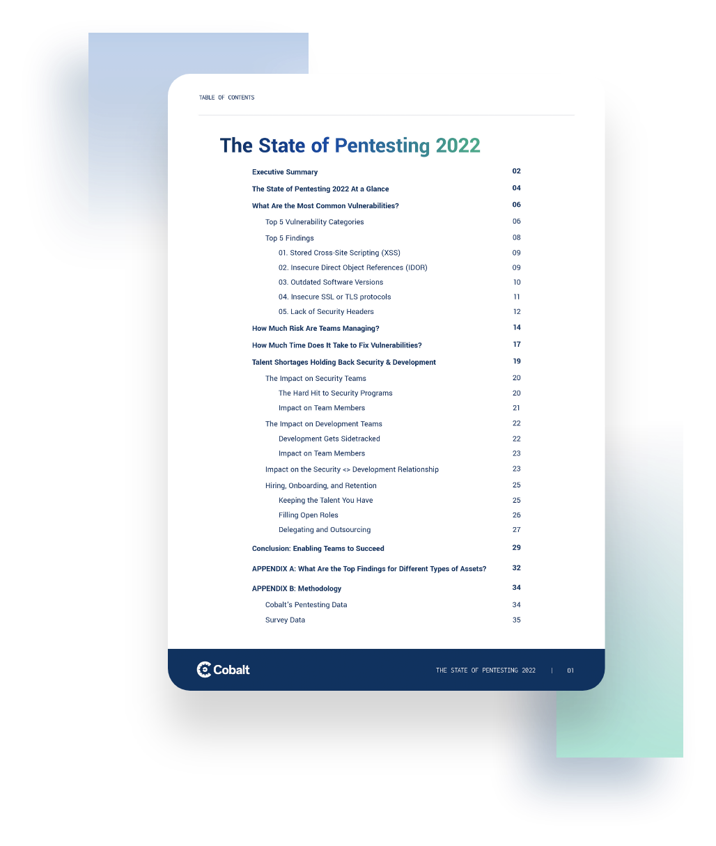 Cobalt-State of Pentesting-State of Pentesting Book 2022-2