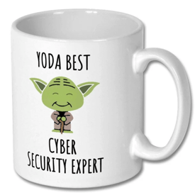 yoda best cybersecurity expert coffee mug