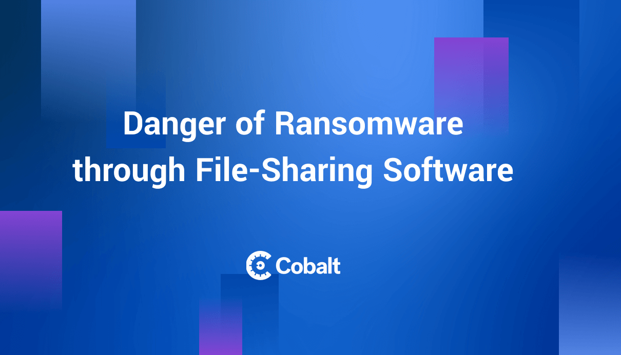 Danger of Ransomware through file-sharing software