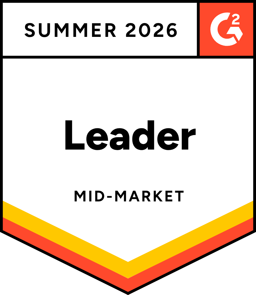 G2 Leader, Mid-Market