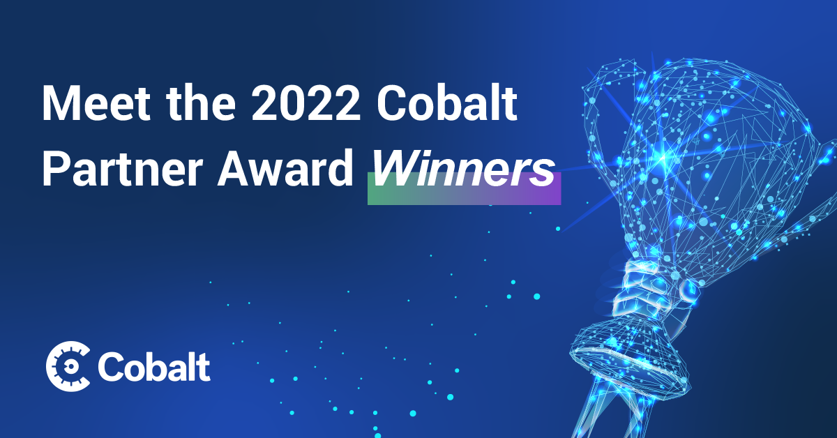 Cobalt Recognizes Partners in Second Annual Partner of the Year Awards
