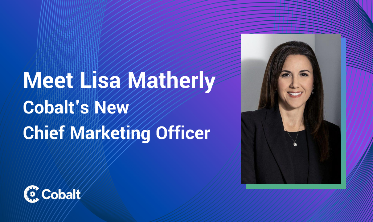Meet Lisa Matherly Cobalt's New Chief Marketing Officer cover image