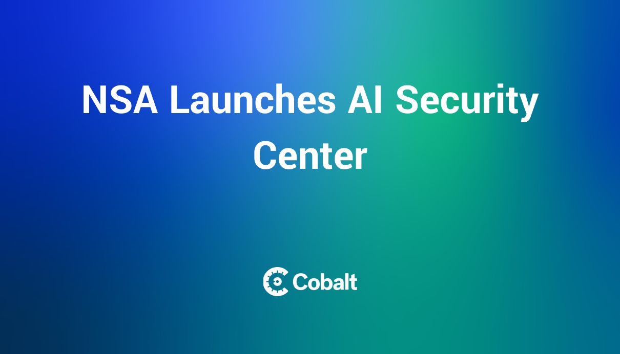 NSA launch AI Security Center cover image 