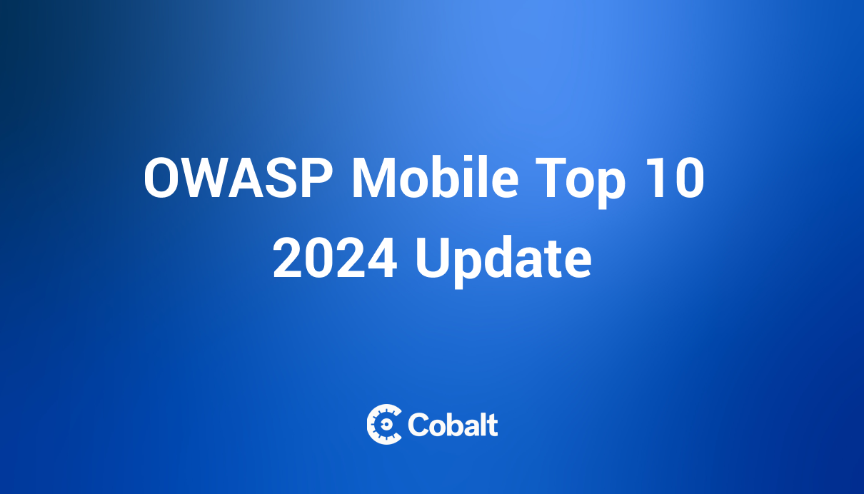 OWASP Mobile Top 10  2024 Update cover image