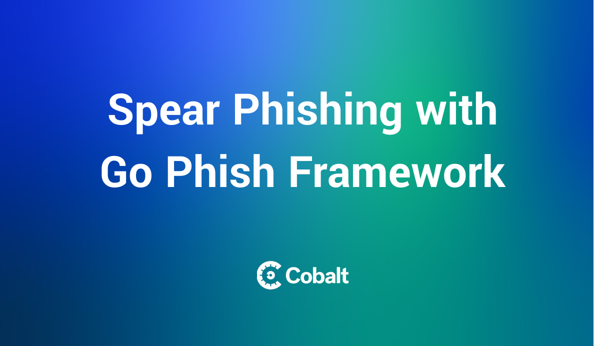 Spear Phishing with Go Phish Framework