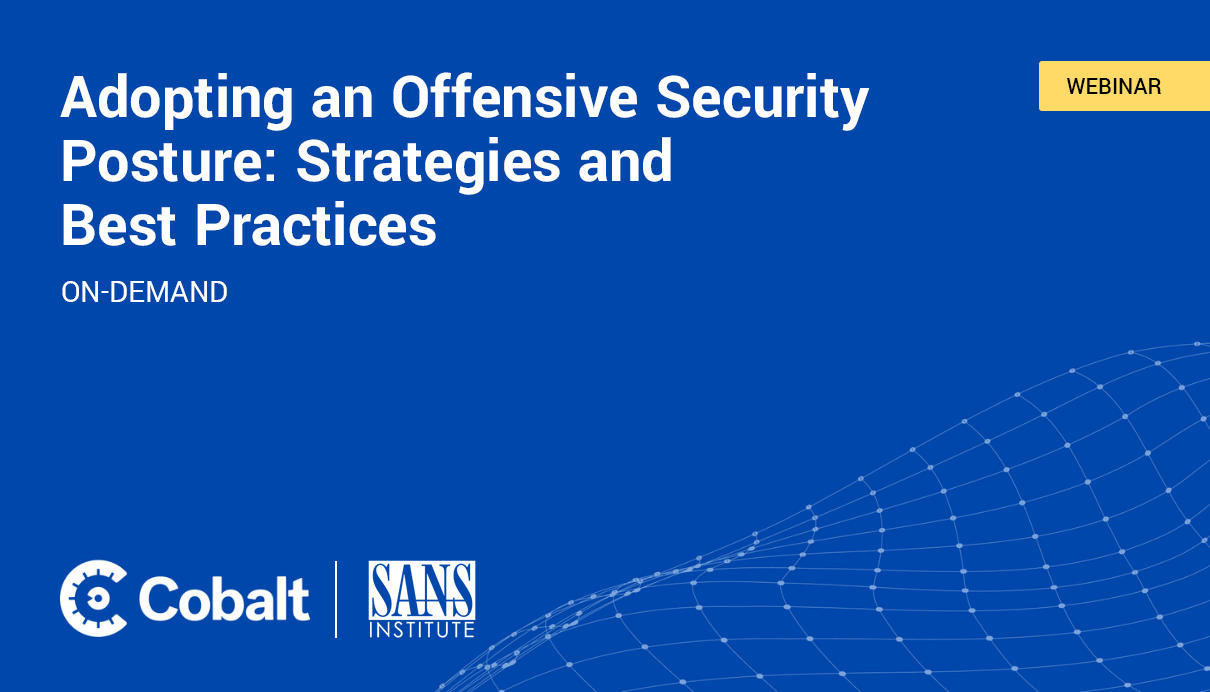 Adopting an Offensive Security Posture