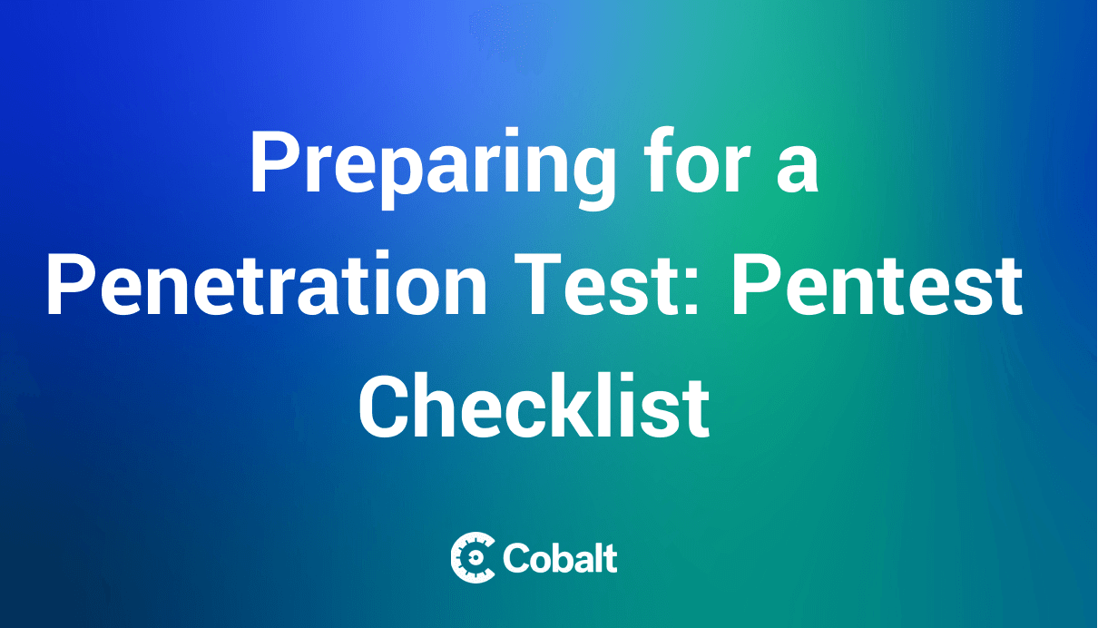 Preparing for a Penetration Test: Pentest Checklist cover image