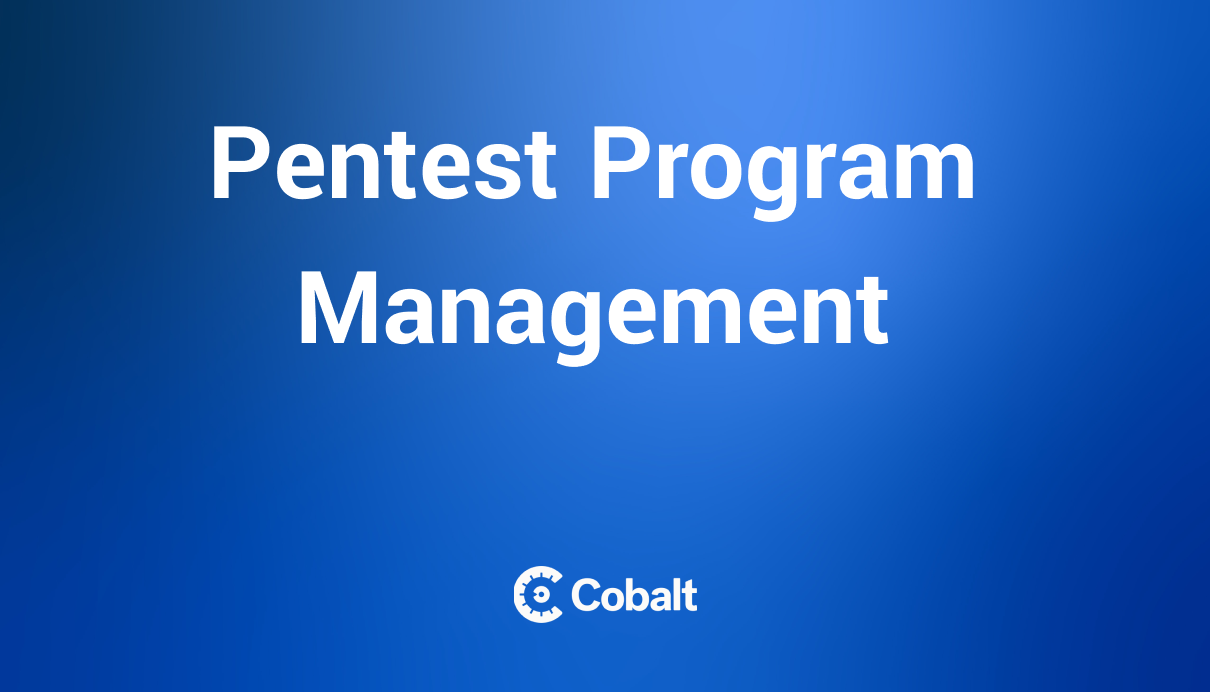 pentest-program-management